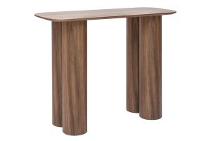 Console design en bois foncé L100 cm FOLEEN