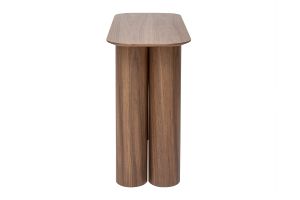 Console design en bois foncé L100 cm FOLEEN
