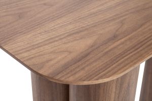 Console design en bois foncé L100 cm FOLEEN