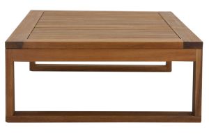 Salon de jardin d'angle 6-8 places en bois massif avec coussins déhoussables taupe SALSA