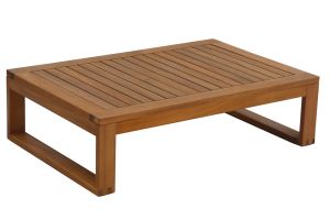 Salon de jardin d'angle 6-8 places en bois massif avec coussins déhoussables beige naturel SALSA