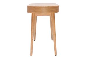 Scrivania con cassetto in legno chiaro L120 cm JUDITH