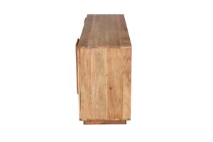 Buffet en bois massif gravé 3 portes L160 cm ARK