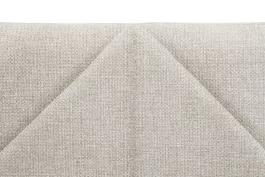 Tête de lit en tissu beige L160 cm AVAH