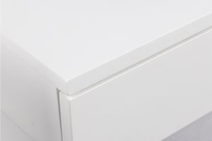 Comodino pensile bianco con cassetto NASTY