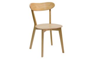 Chaises vintage bois clair chêne (lot de 2) DOVE