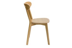 Chaises vintage bois clair chêne (lot de 2) DOVE