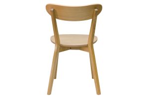 Chaises vintage bois clair chêne (lot de 2) DOVE
