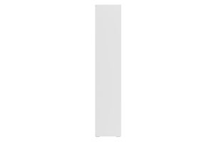Bibliothèque scandinave blanc mat L140 cm EPURE