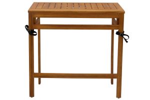 Table de balcon pliante en bois massif L80 cm CARMEN