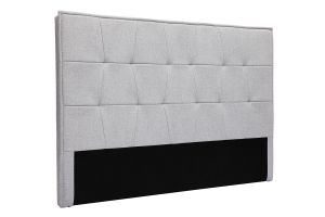 Tête de lit en tissu gris L170 cm SUKA