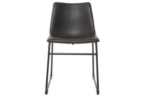 Chaises industrielles noires (lot de 2) NEW ROCK