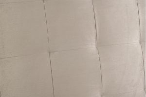 Tête de lit capitonnée en tissu velours taupe L140 cm HALCIONA