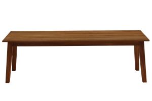 Banc de jardin bois massif L145 cm CANOPEE