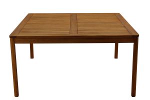 Gartentisch quadratisch Massivholz L147 cm AKIS