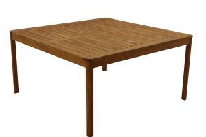 Gartentisch quadratisch Massivholz L147 cm AKIS