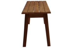 Banc de jardin bois massif L145 cm CANOPEE