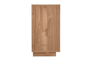 Buffet scandinave finition bois chêne 4 portes L180 cm COMO