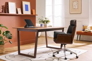 Tavolo da pranzo allungabile rettangolare noce L160-240 cm LAHO