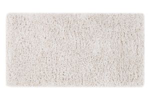 Tapis recyclé à poils longs coloris ivoire 160 x 230 cm AIMEE