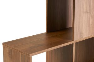 Bibliothèque séparateur design finition bois noyer L139 cm COMO