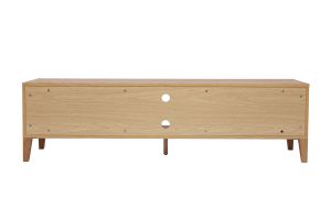 Mobile TV scandinavo legno chiaro L180 cm FREDDY