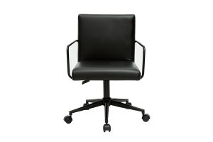 Chaise de bureau à roulettes noire FLOKI