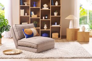 Schlafsessel taupefarben SALLY