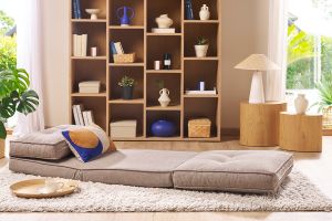 Schlafsessel taupefarben SALLY