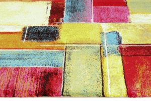 Alfombra multicolor 160 × 230 cm CANDY
