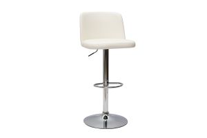 Tabourets de bar design réglables blancs (lot de 2) MONTI