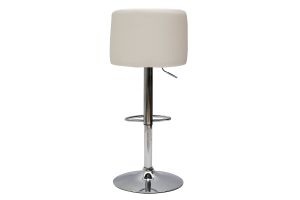 Tabourets de bar design réglables blancs (lot de 2) MONTI