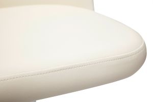 Tabourets de bar design réglables blancs (lot de 2) MONTI