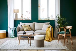 Sedie scandinave in legno (set di 2) BAHIA