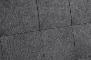 Tête de lit capitonnée en tissu gris anthracite L180 cm HALCIONA