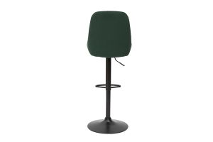 Tabourets de bar design réglables velours vert (lot de 2) HOLO