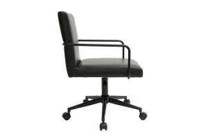Chaise de bureau à roulettes noire FLOKI
