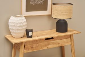 Konsole aus massivem Akazienholz B90 cm FRANKLIN