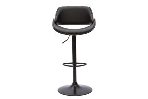 Tabouret de bar design noir réglable pivotant 360° CLASH