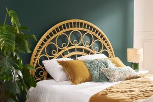 Tête de lit déco en rotin naturel L160 cm SORAYA