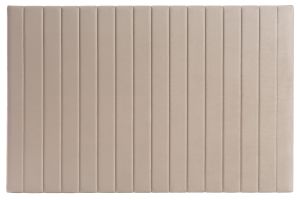 Tête de lit en tissu velours taupe L170 cm NEHA