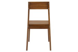 Chaises de jardin en acacia massif (lot de 2) CANOPEEsss