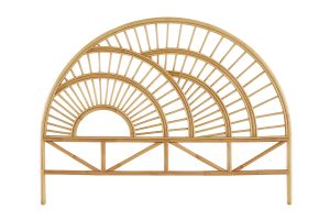 Tête de lit déco en rotin naturel L160 cm SUNNY