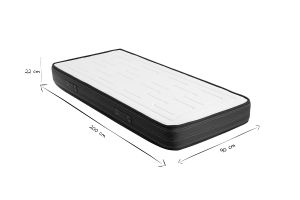 Matelas avec accueil mousse à mémoire de forme 90 x 200 cm OLIVER