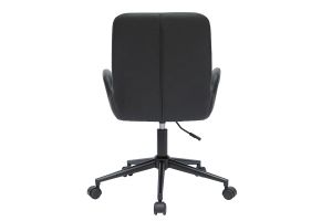 Chaise de bureau à roulettes noire ALBAN