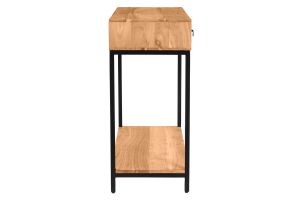 Consolle 2 cassetti in acacia e metallo L80 cm AXELLE