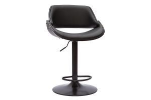 Tabouret de bar design noir réglable pivotant 360° CLASH