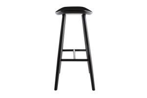 Tabouret de bar design noir 72 cm DEMORY