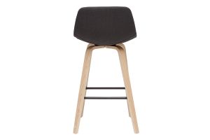 Tabourets de bar scandinaves gris foncé H65 cm (lot de 2) NONIE