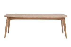 Banc scandinave bois clair L130 cm NORDECO